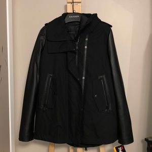 Danier Leather Sleeved Jacket and Vest Combo